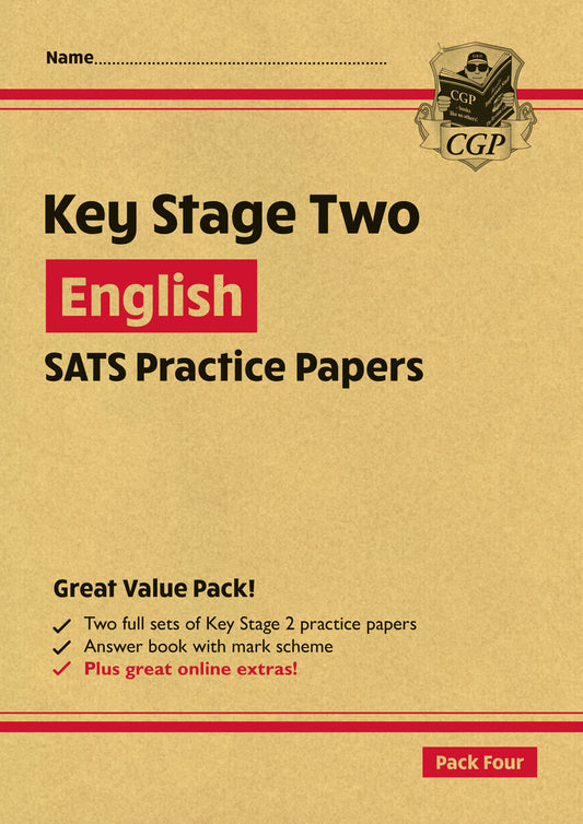 KS2 English SATS Practice Papers: Pack 4 - for the 2025 tests (with free Online Extras)