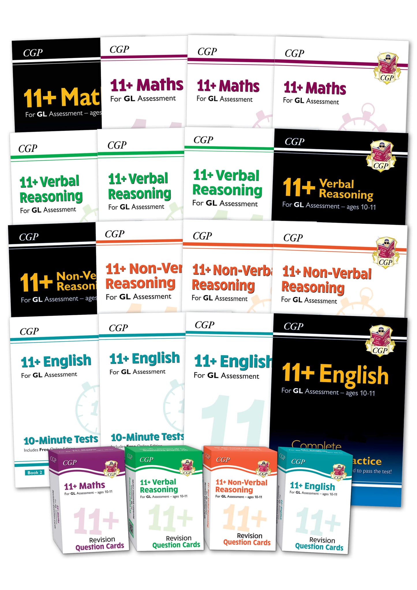 11+ GL Ultimate Study & Practice for Ages 10-11 - 20-book Bundle