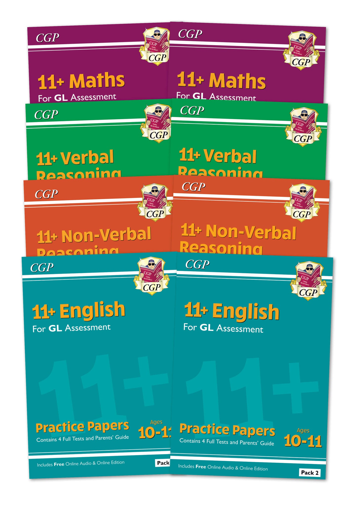 11+ GL Practice Paper 8-Pack Bundle- for Ages 10-11 (contains 32 test papers)