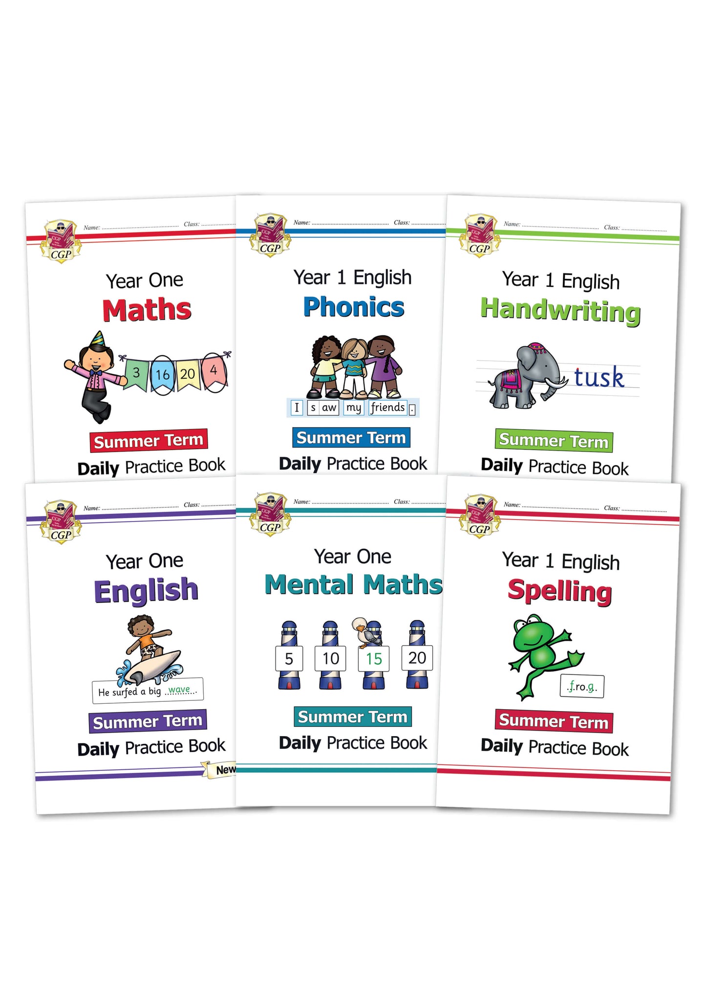 KS1 Daily Practice 6-Book Bundle: Year 1 - Summer Term