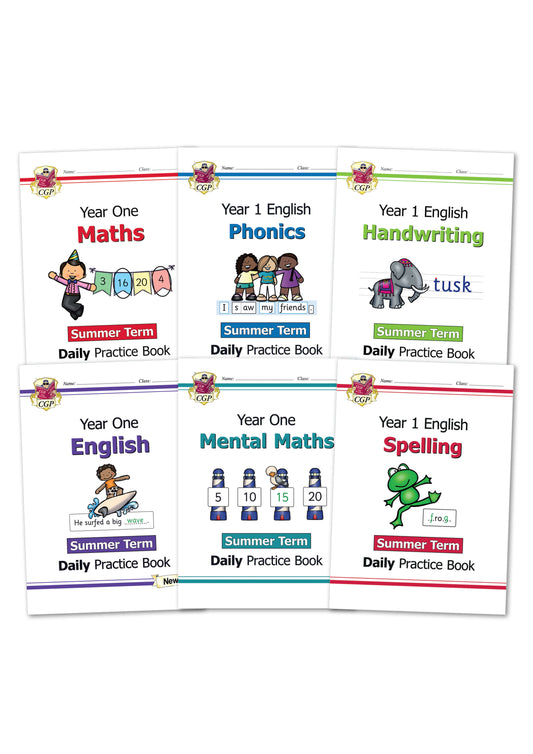 KS1 Daily Practice 6-Book Bundle: Year 1 - Summer Term