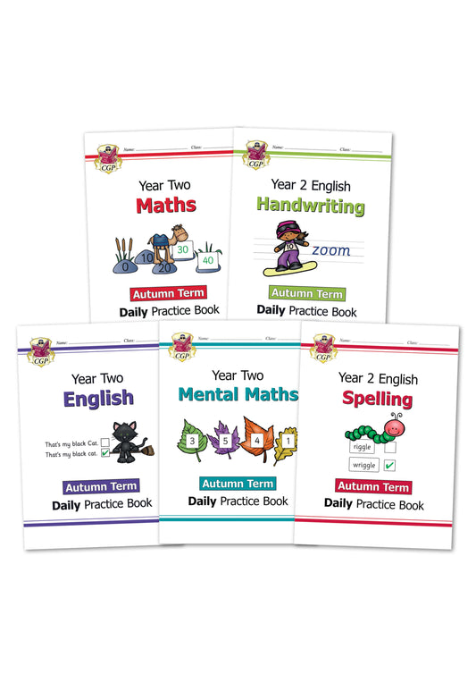 KS1 Daily Practice 5-Book Bundle: Year 2 - Autumn Term