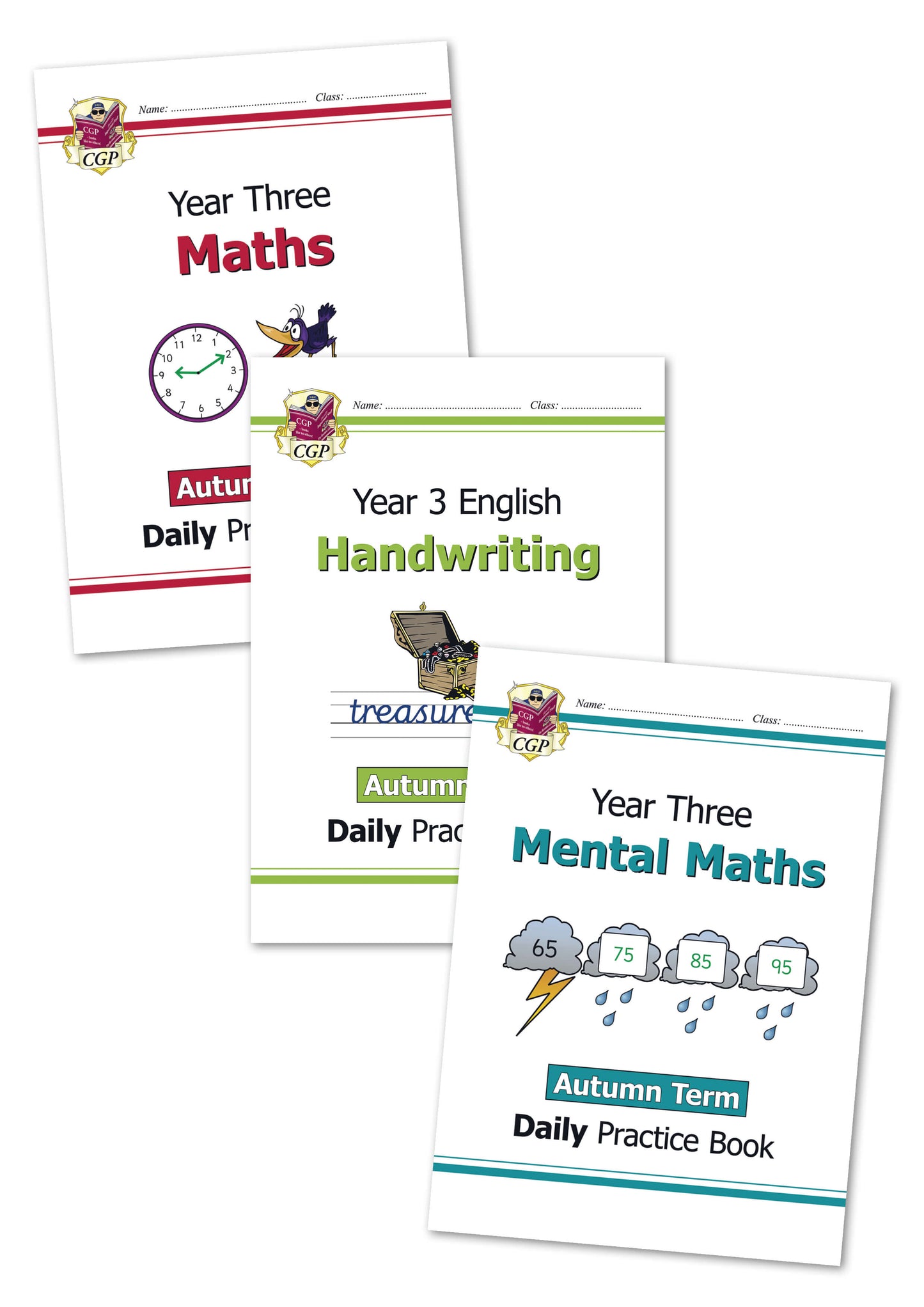 KS2 Daily Practice 3-Book Bundle: Year 3 - Autumn Term