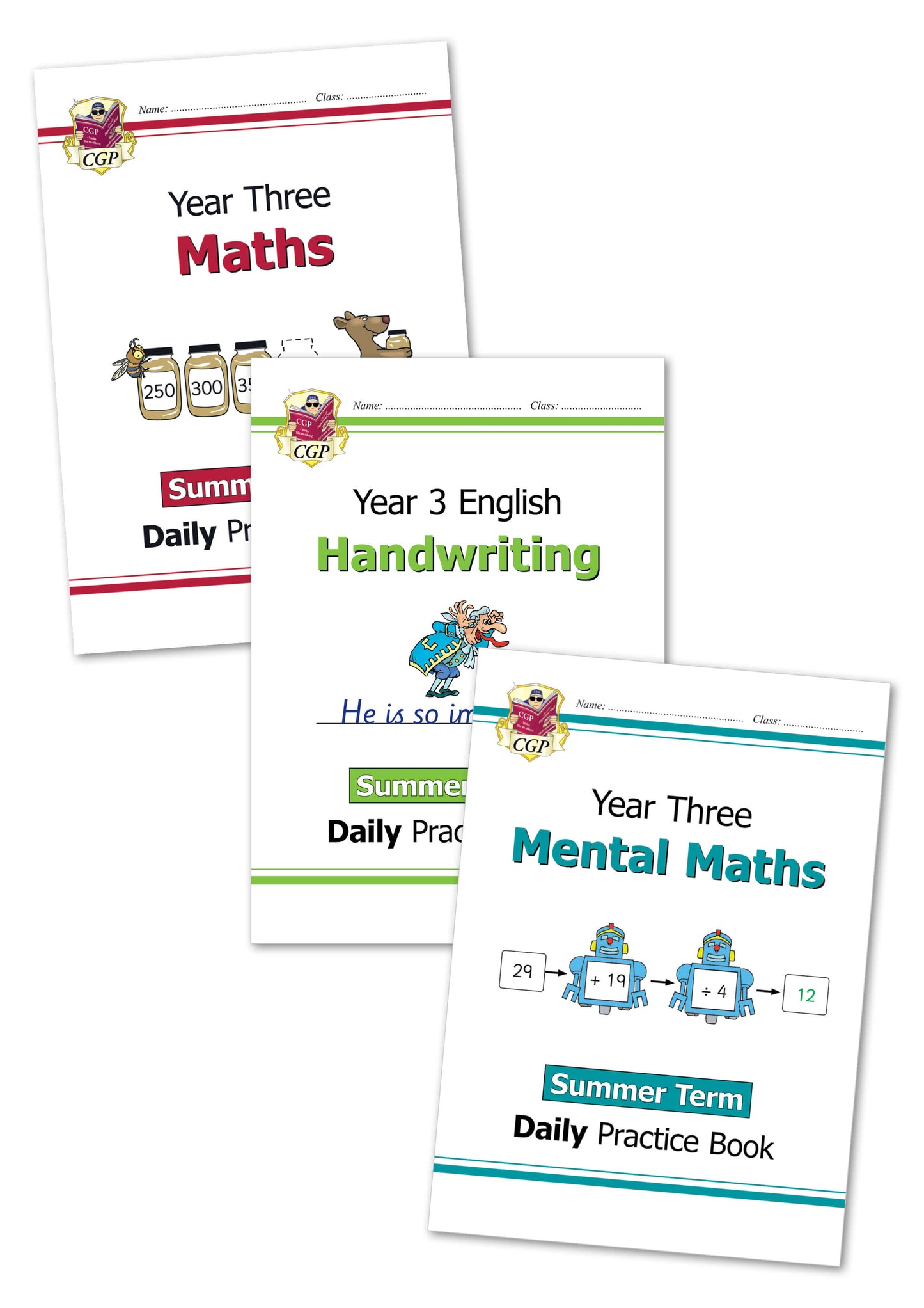 KS2 Daily Practice 3-Book Bundle: Year 3 - Summer Term