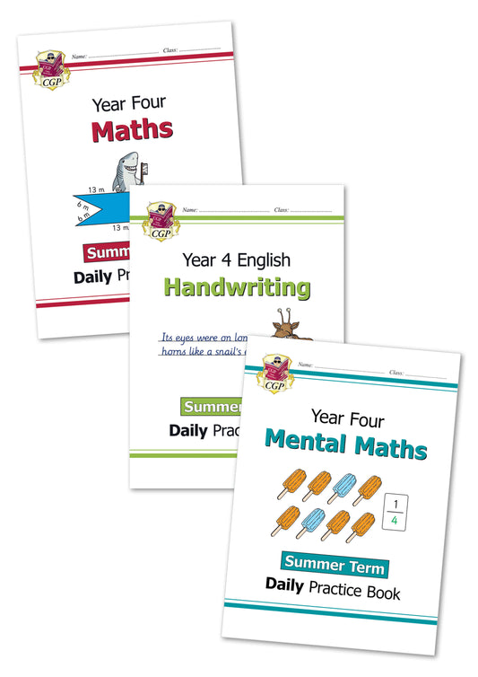 KS2 Daily Practice 3-Book Bundle: Year 4 - Summer Term