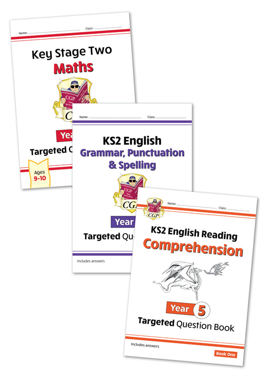 KS2 Year 5 English & Maths Essentials Bundle (3 books)