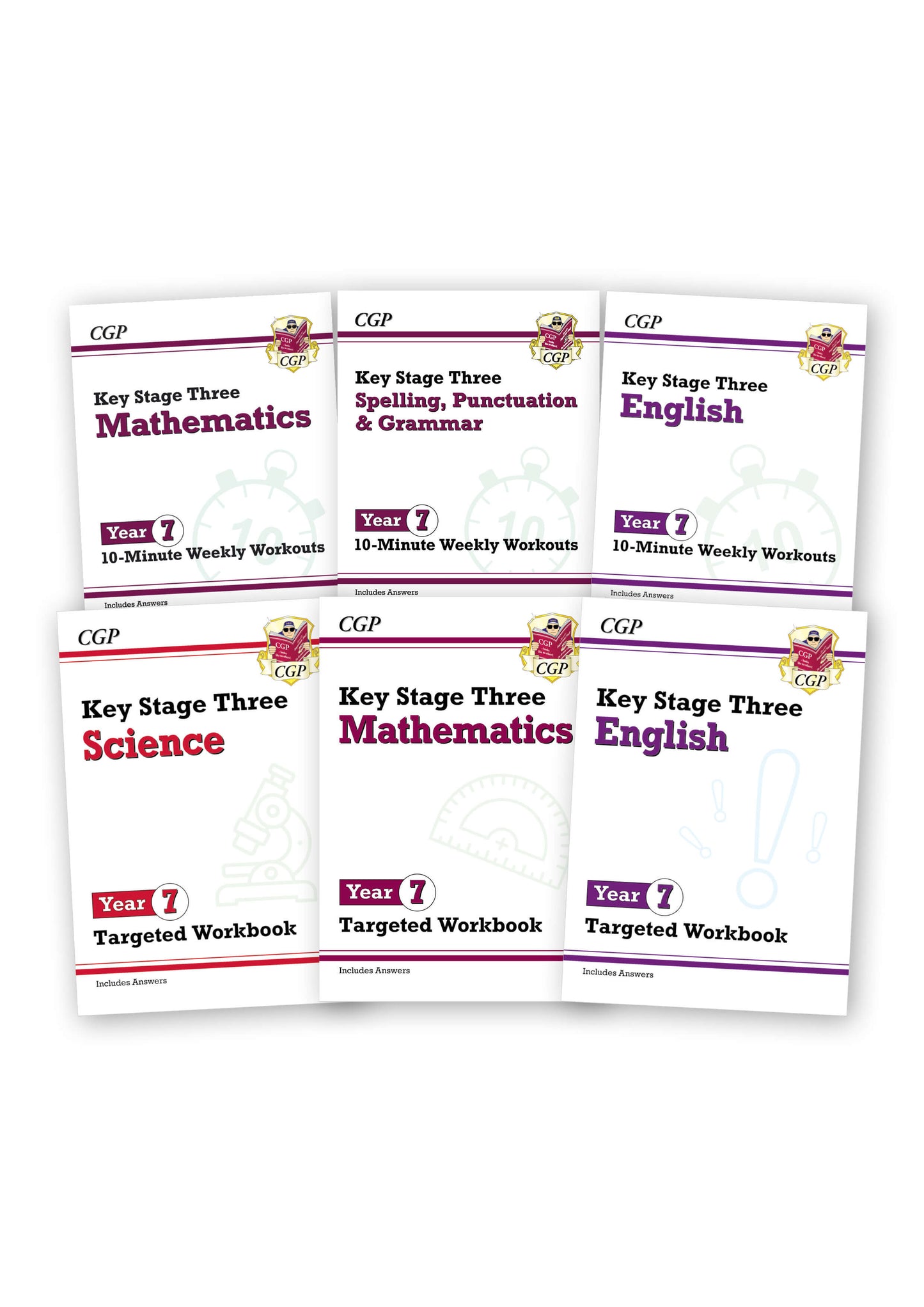 Year 7 Complete Workbook Bundle (6 books)