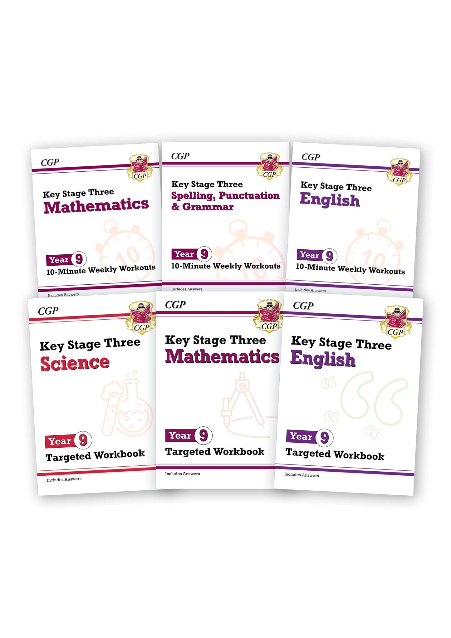 Year 9 Complete Workbook Bundle (6 books)