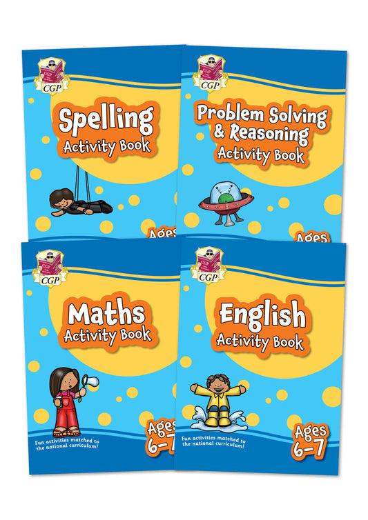 Year 2 Maths & English Activity Books - Bundle 1 (Ages 6-7)