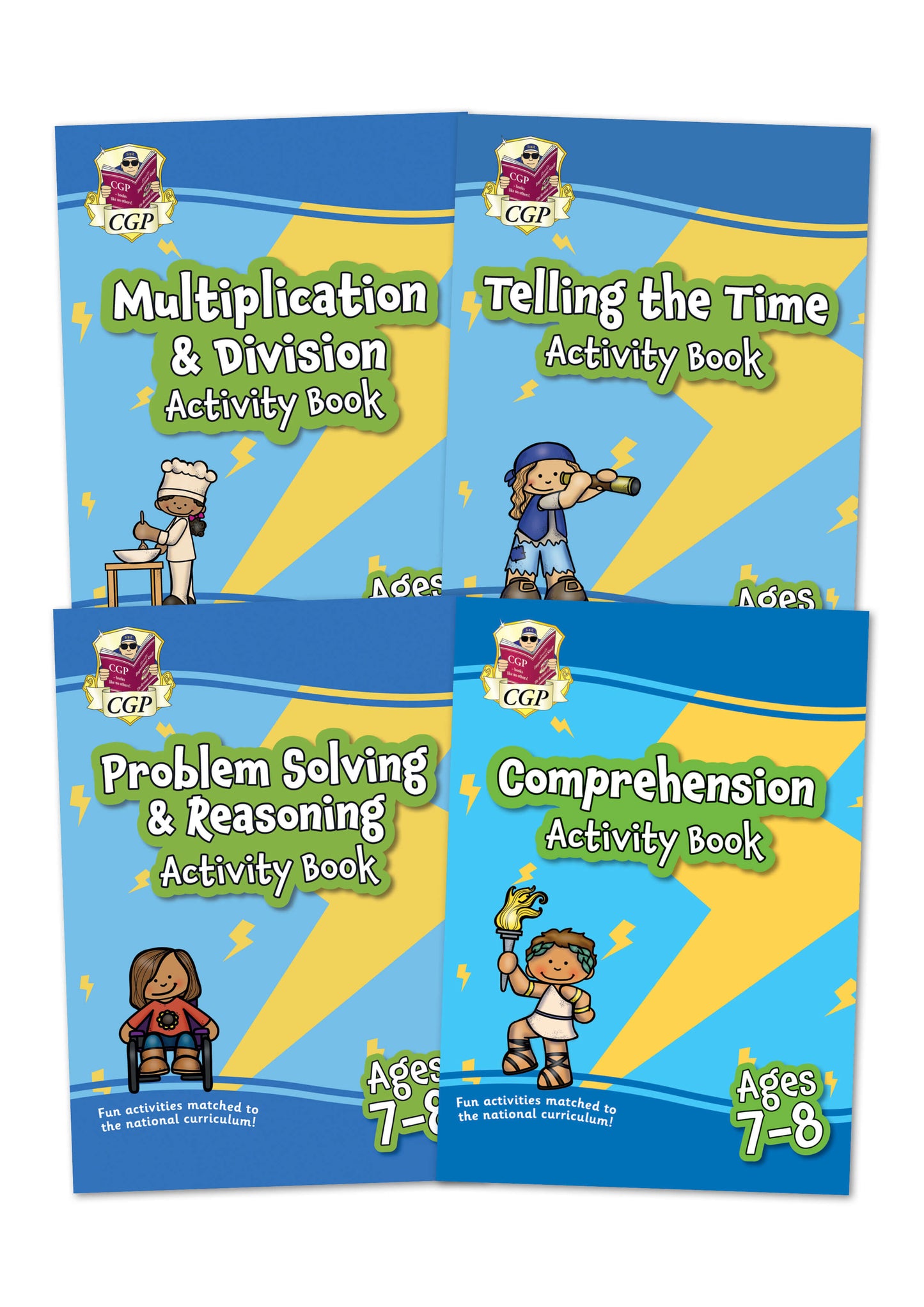 Year 3 Maths & English Activity Books - Bundle 2 (Ages 7-8)