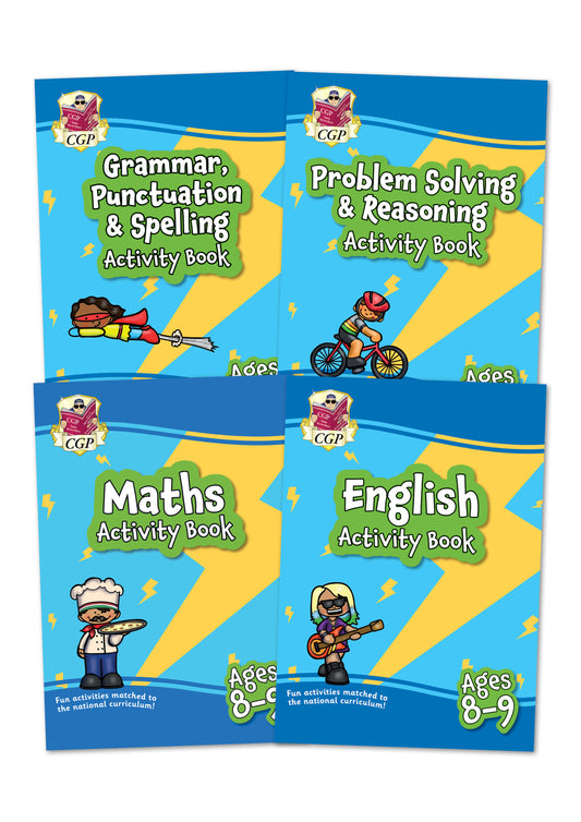 Year 4 Maths & English Activity Books - Bundle 1 (Ages 8-9)