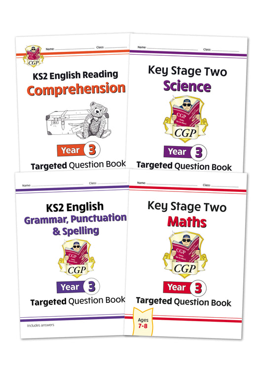 KS2 Year 3 Complete Workbook Bundle (4 books)