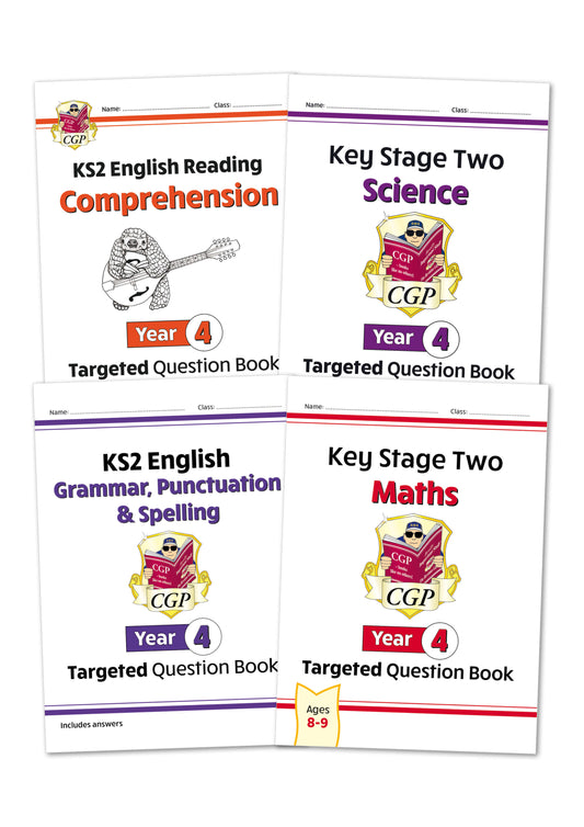 KS2 Year 4 Complete Workbook Bundle (4 books)