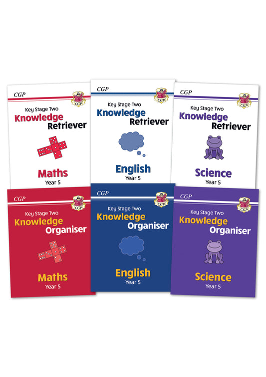 KS2 Year 5 Knowledge Organiser and Retriever 6-book Bundle