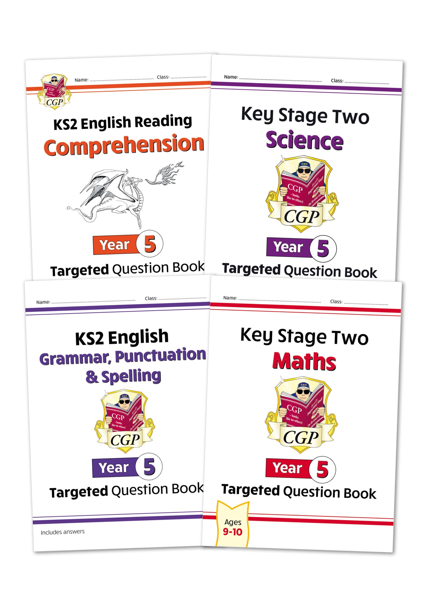 KS2 Year 5 Complete Workbook Bundle (4 books)