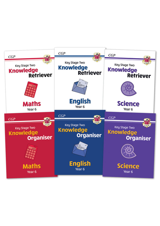 KS2 Year 6 Knowledge Organiser and Retriever 6-book Bundle