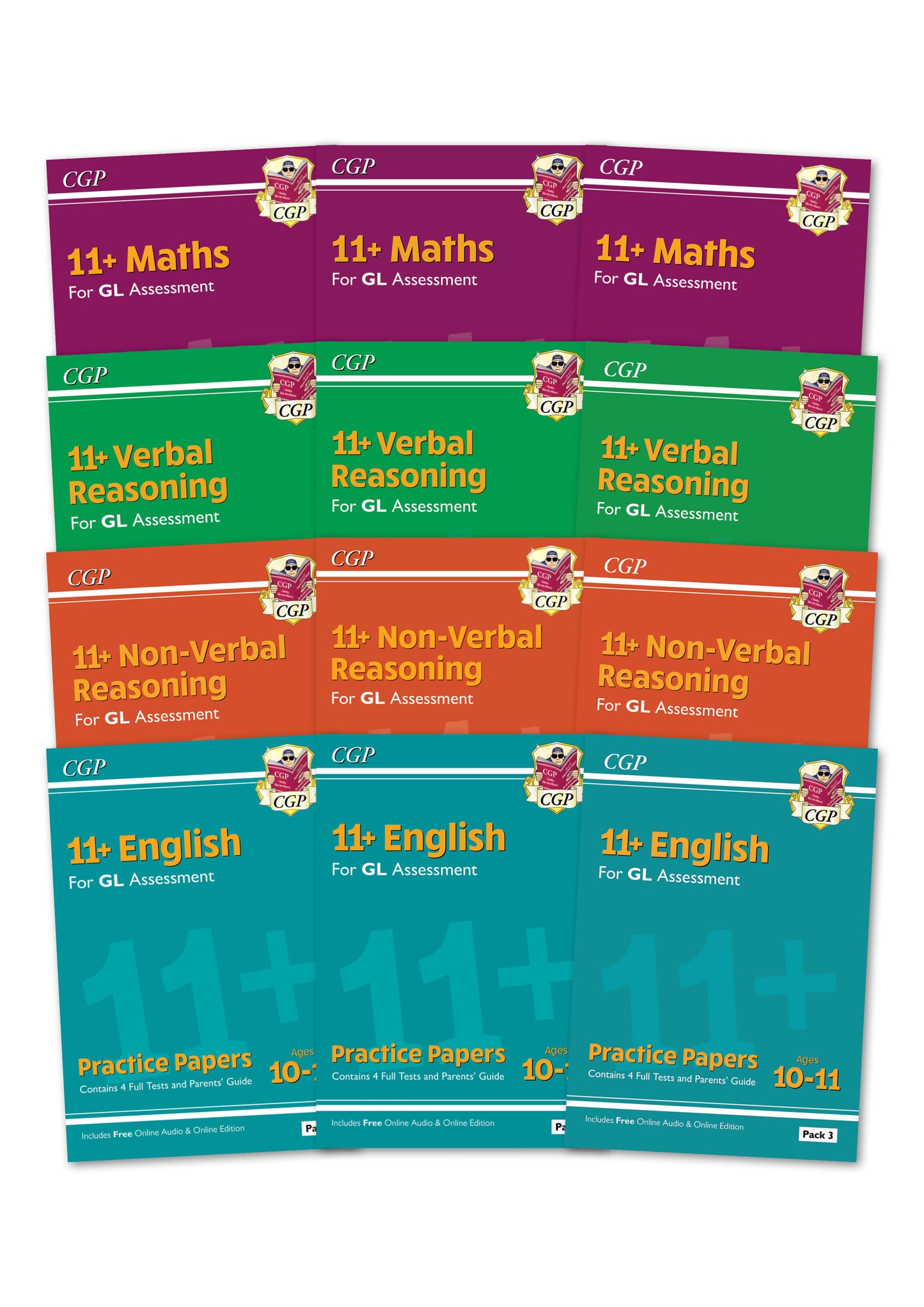 11+ GL Complete Practice Paper 12-Pack Bundle - for Ages 10-11 (contains 48 test papers)