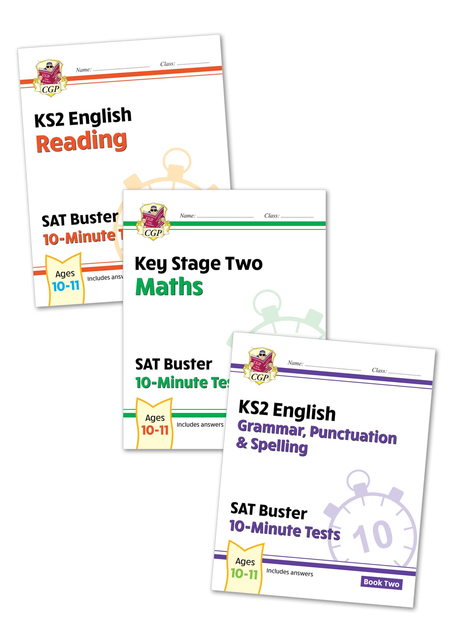 Complete KS2 Maths and English 10-Minute Test SAT Buster Book 2 Bundle (for the 2025 tests)