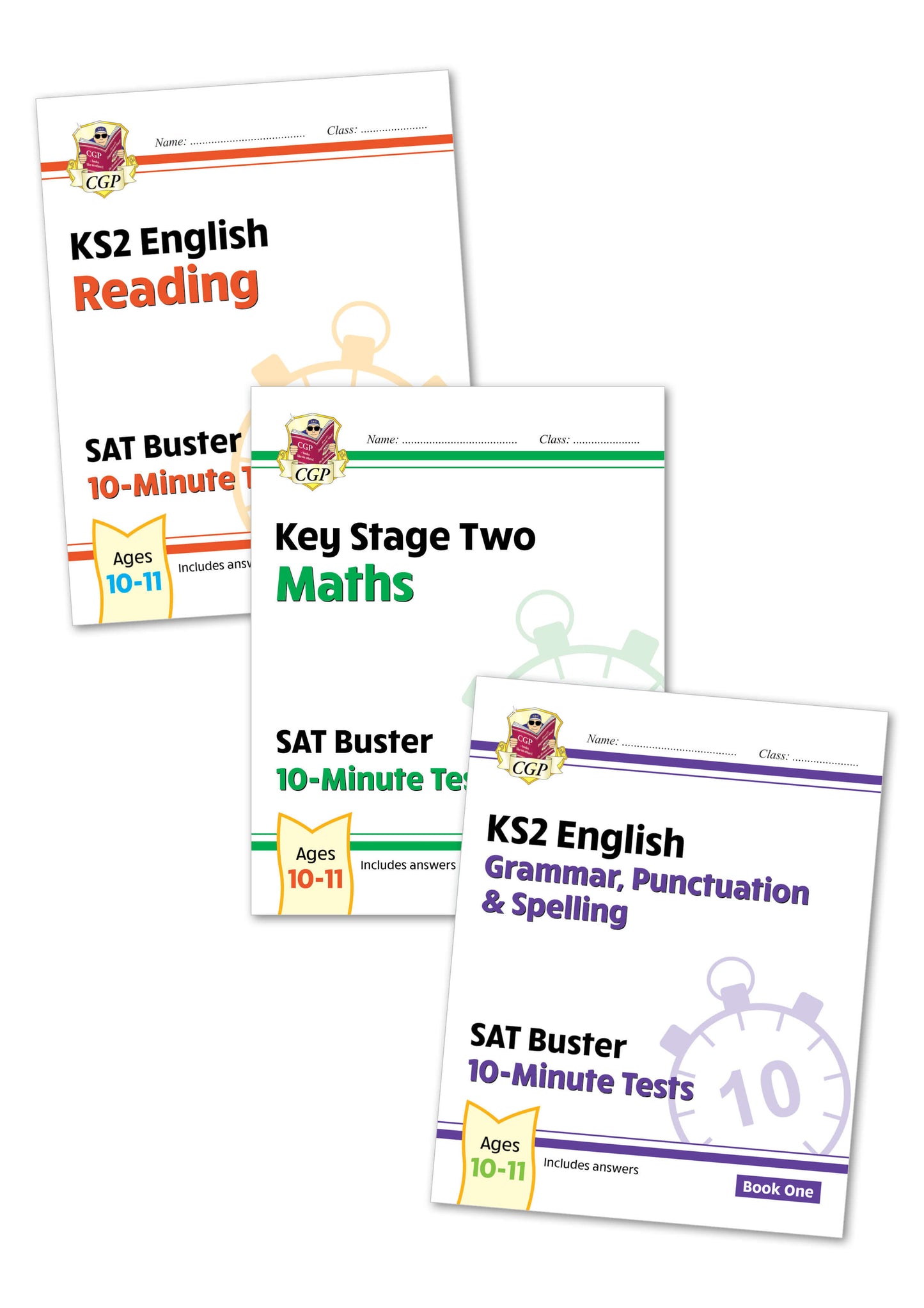 Complete KS2 Maths and English 10-Minute Test SAT Buster Book 1 Bundle (for the 2025 tests)