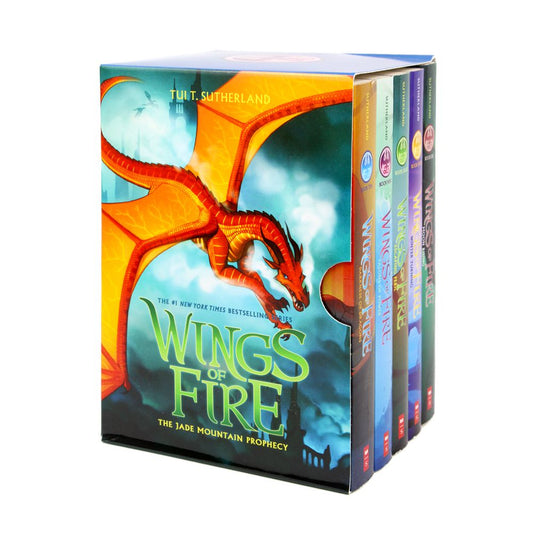 Wings of Fire The Jade Mountain Prophecy 5 Books (6-10) By Tui T. Sutherland - Ages 9-14-