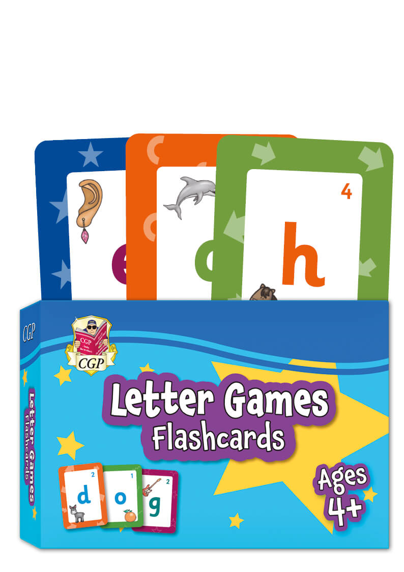 Letter Games Flashcards for Ages 4+