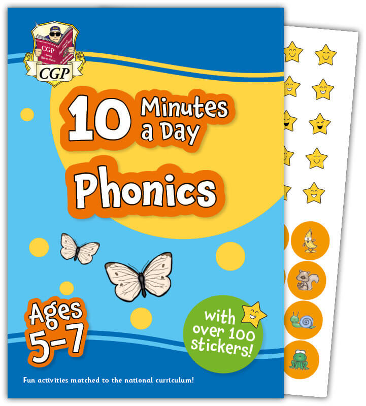 10 Minutes a Day Phonics for Ages 5-7 (with reward stickers)