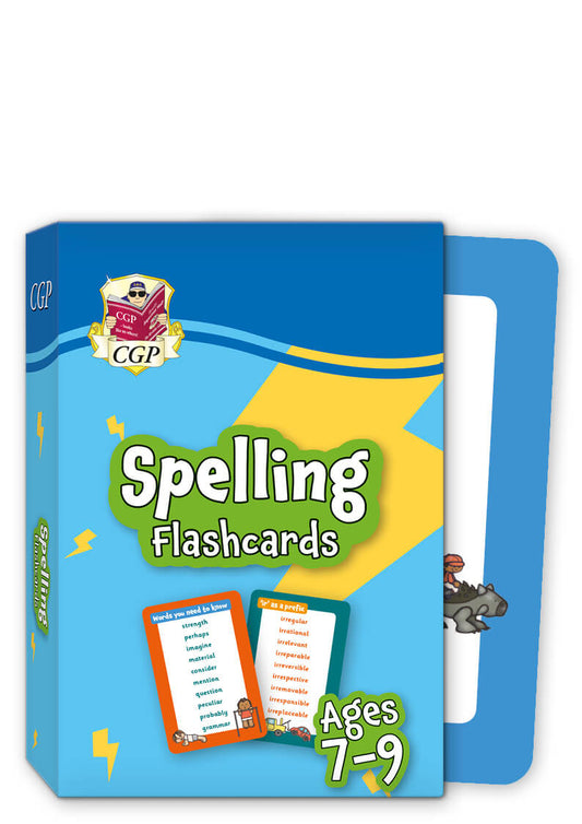 Spelling Flashcards for Ages 7-9