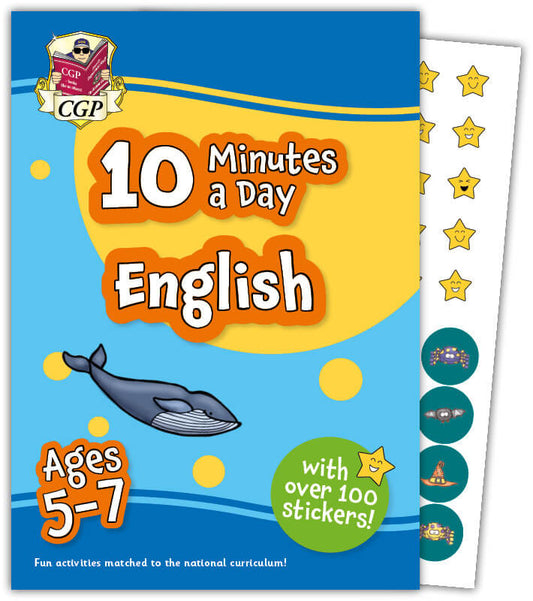 10 Minutes a Day English for Ages 5-7 (with reward stickers)