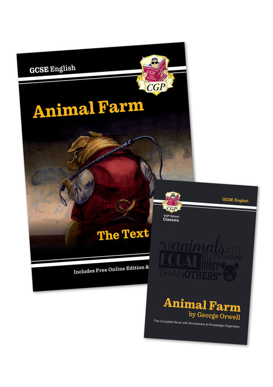 Animal Farm GCSE Text Guide and Complete Novel 2-Book Bundle