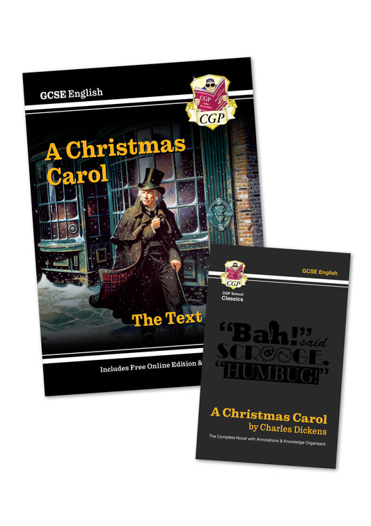 A Christmas Carol GCSE Text Guide and Complete Novel 2-Book Bundle