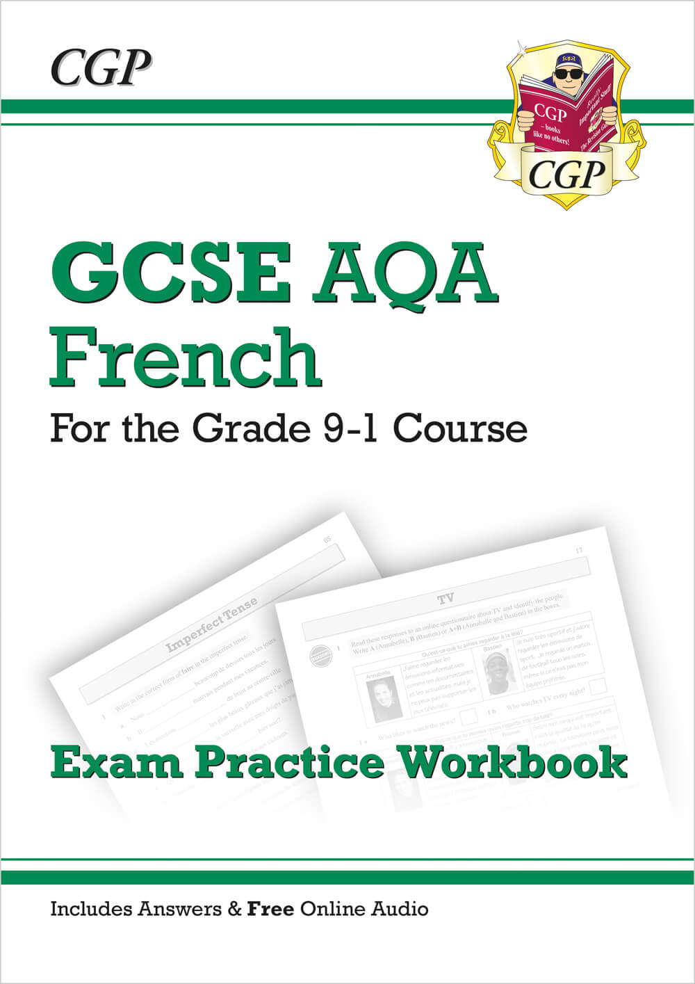 GCSE French AQA Exam Practice Workbook: includes Answers & Online Audio (For exams in 2025)