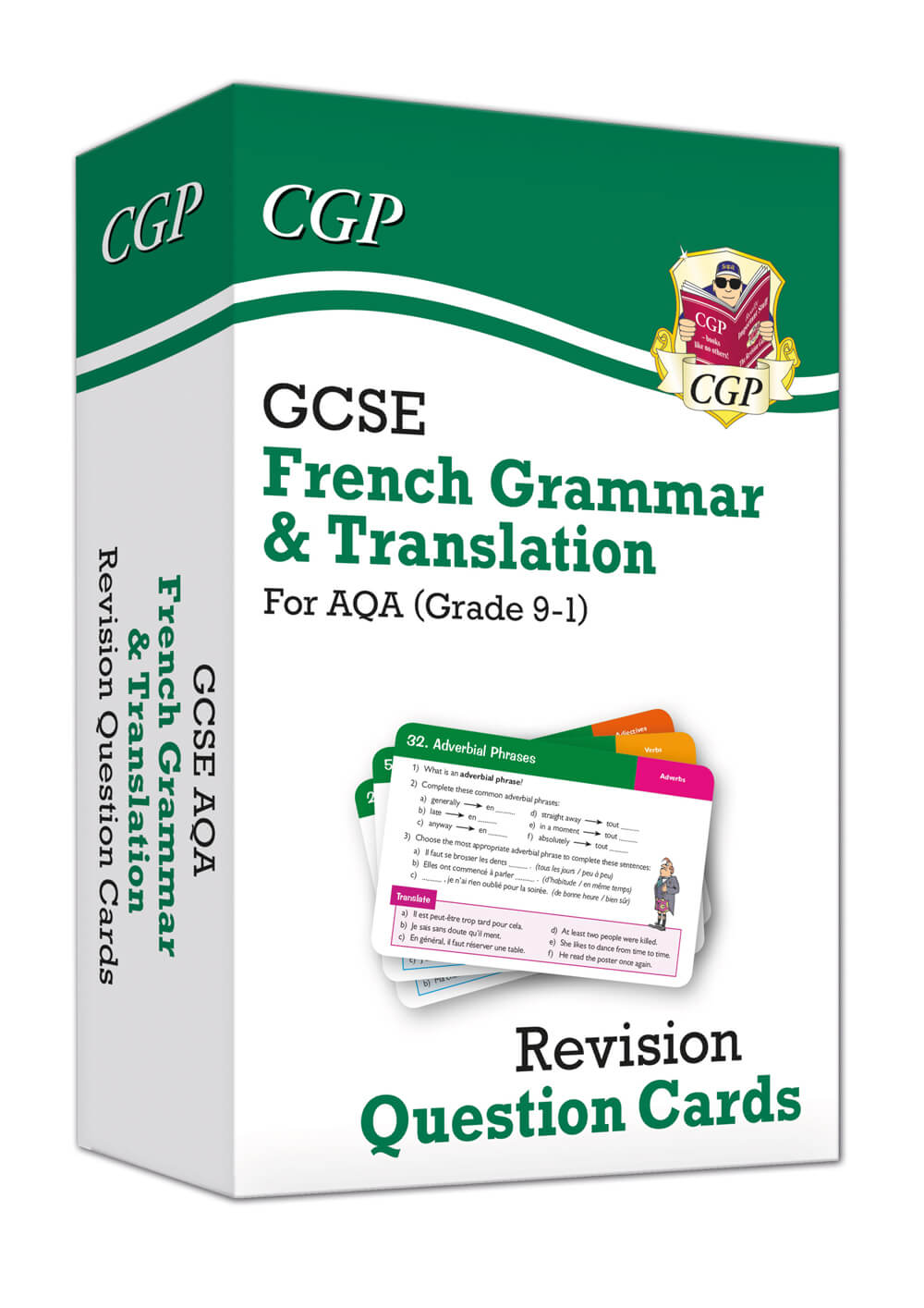 GCSE AQA French: Grammar & Translation Revision Question Cards (For exams in 2025)