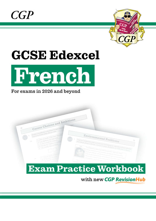 New GCSE French Edexcel Exam Practice Workbook with CGP RevisionHub (for exams from 2026)