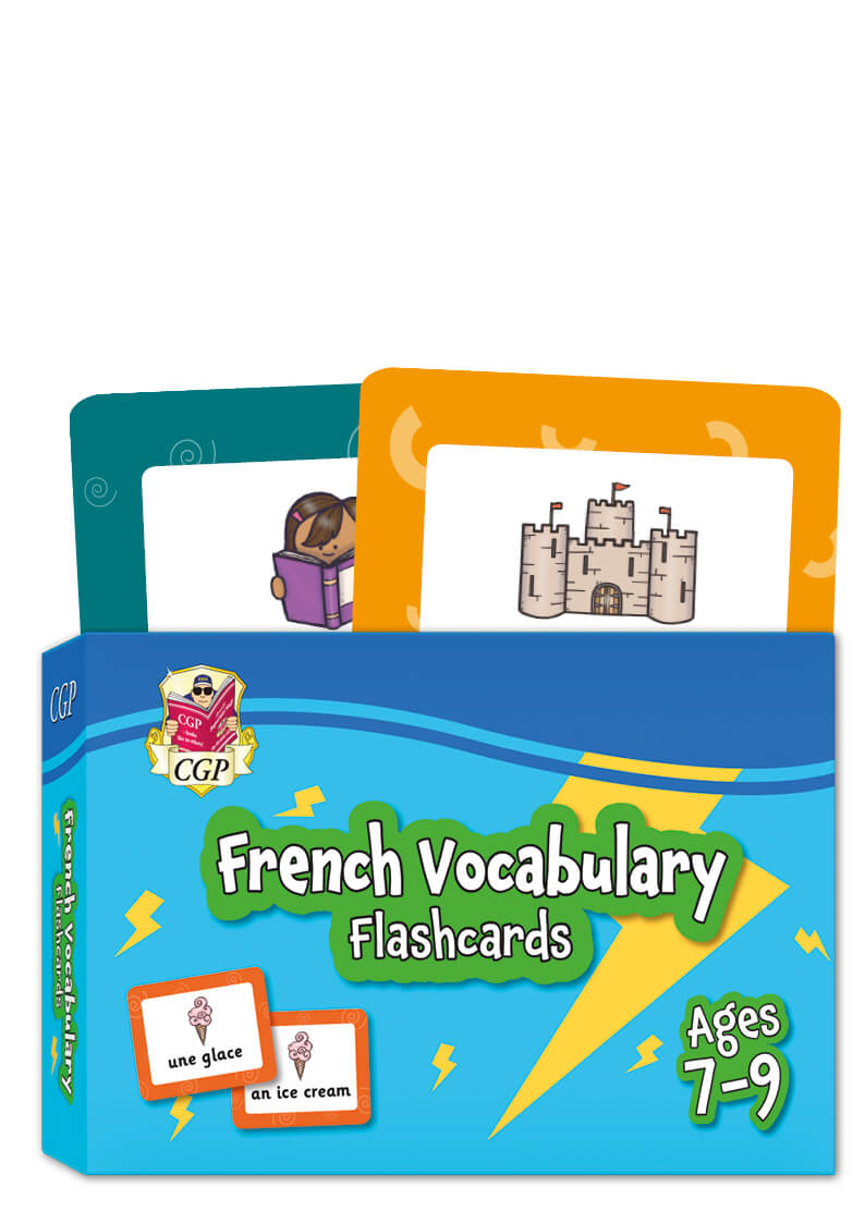 French Vocabulary Flashcards for Ages 7-9 (with Free Online Audio)