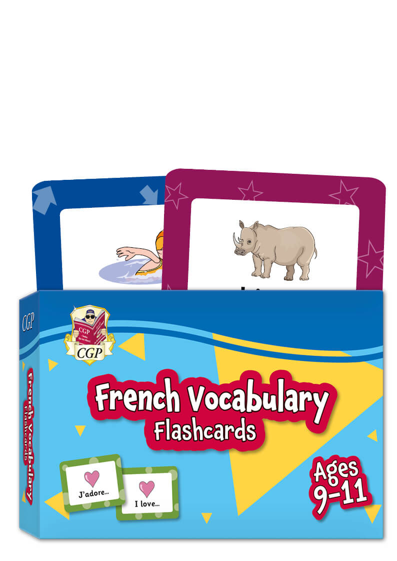 French Vocabulary Flashcards for Ages 9-11 (with Free Online Audio)