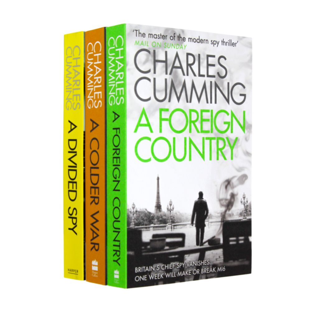 Thomas Kell Spy Thriller Series 3 Books Collection Set By Charles Cumming (A Foreign Country, A Colder War & A Divided Spy)