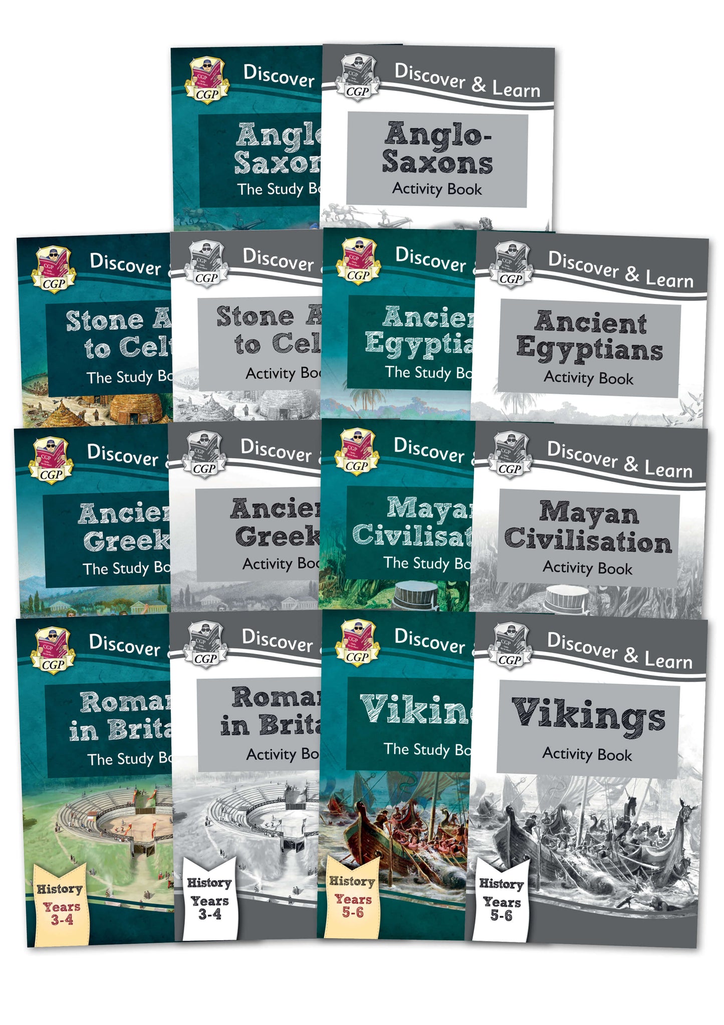 KS2 Discover & Learn: History - Complete 14 Book Bundle (for years 3 - 6)