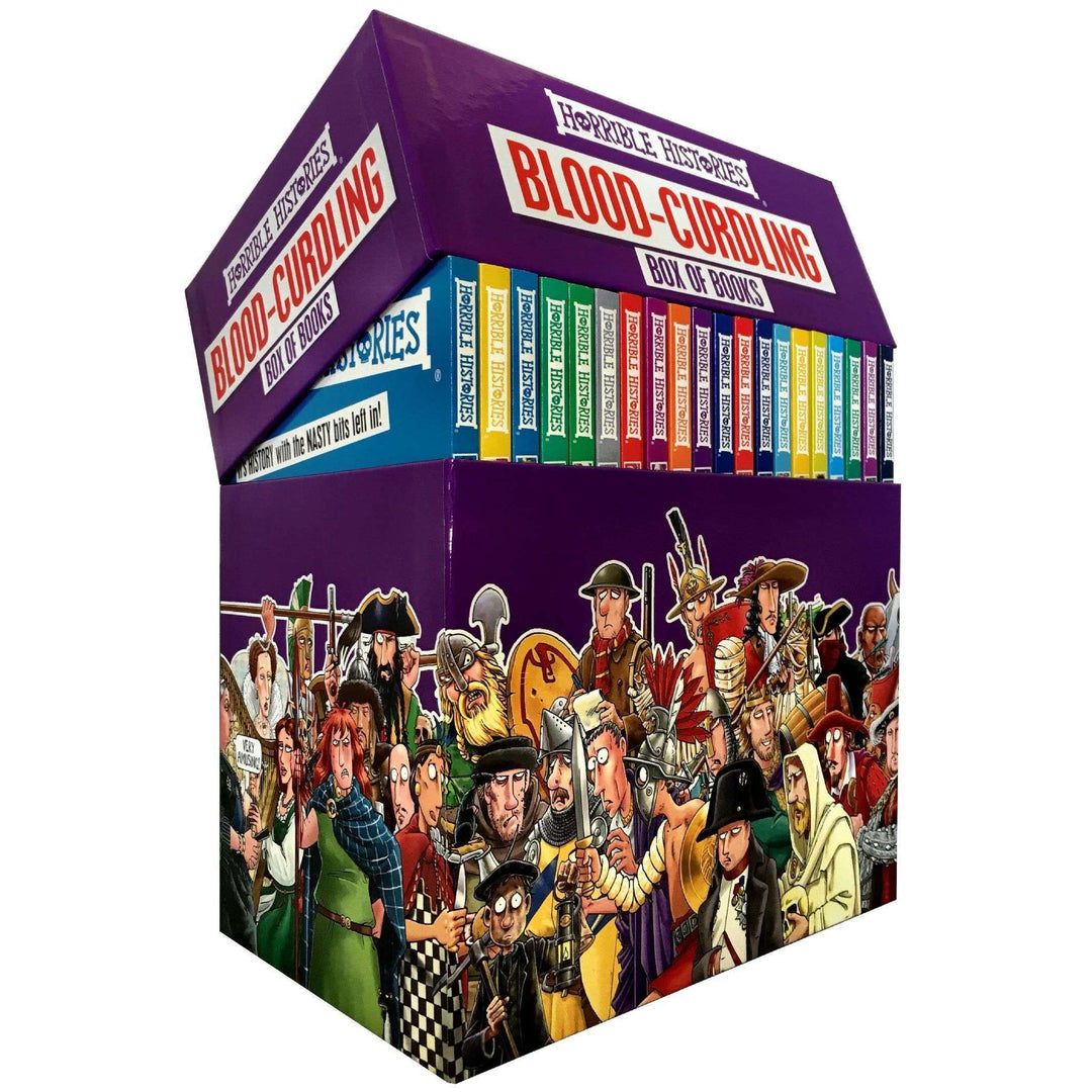 Horrible Histories 20 Book set Collection Blood Curdling History Box Set