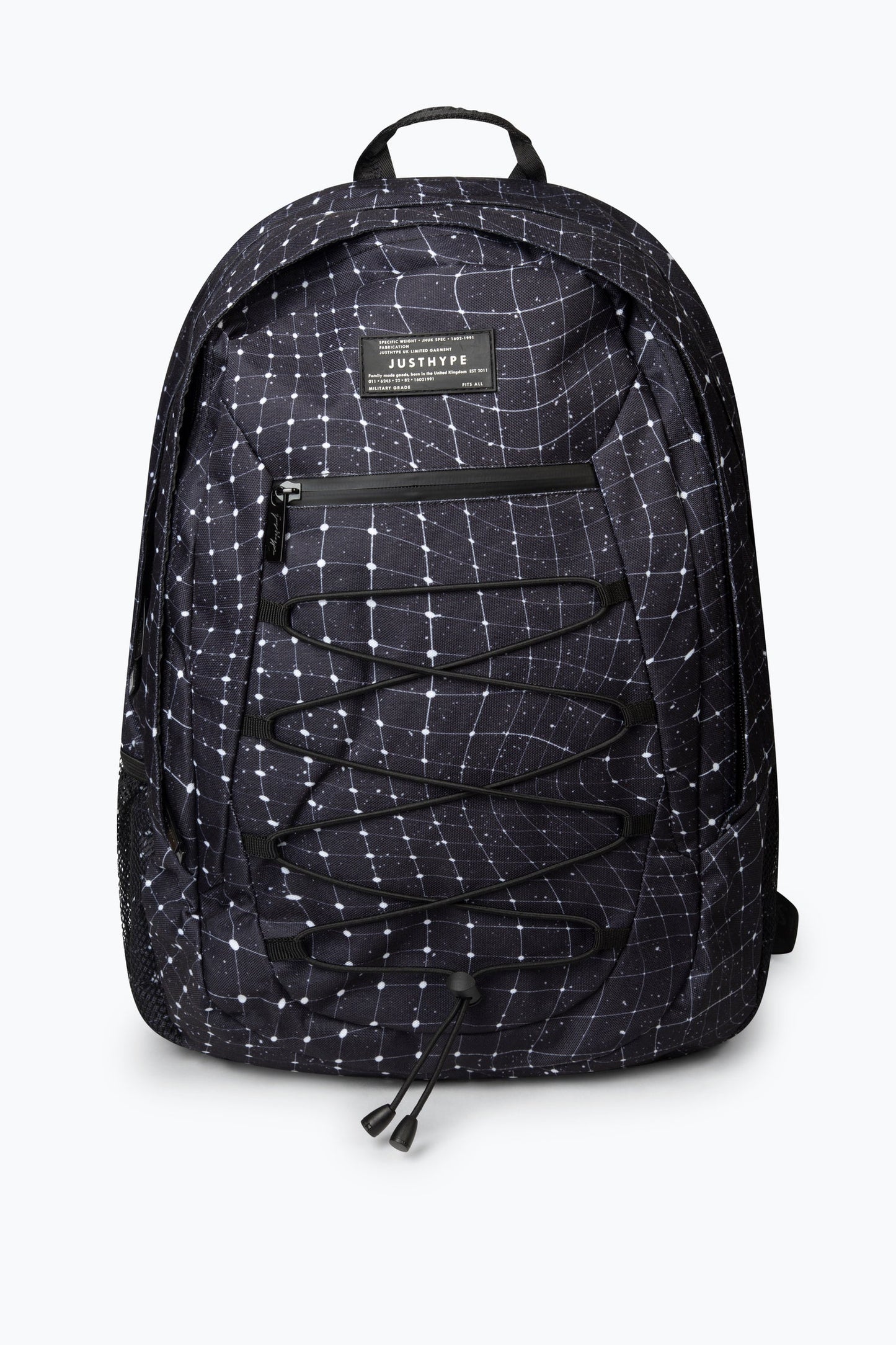 Hype Kids Black Web Maxi Backpack