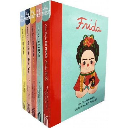 Little People, Big Dreams 5 Books Set Collection, Coco, Frida, Maya, Amelia, Marie