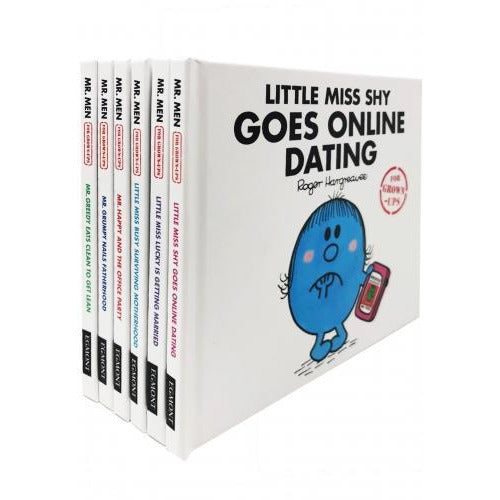 Mr Men And Little Miss Grown Ups - 6 Books Set By Roger Hargreaves