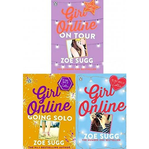 Girl Online Series By Zoe Sugg 3 Books Collection Set On Tour Going Solo