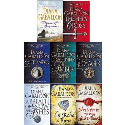 Diana Gabaldon Collection Outlander Series 8 Books Set Dragonfly In Amber