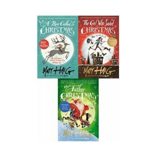 Matt Haig Christmas Collection 3 Books Set A Boy Called Christmas The Girl Who Saved Christmas Fat..