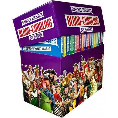 Horrible Histories Books Blood Curdling Collection 20 Books Box Gift Set