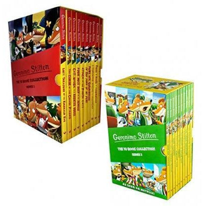 Geronimo Stilton Series 1 & Series 2 - 20 Books Collection Box Set