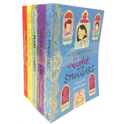 Harriet Whitehorn Violet Series 5 Books Collection Set The Smugglers The Mystery Of Tiger Island T..