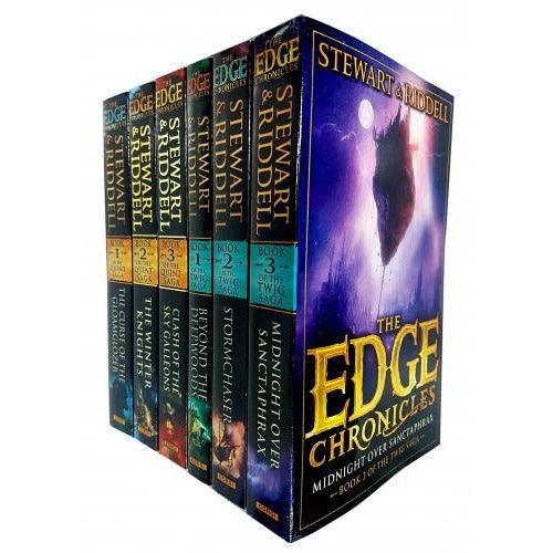 The Edge Chronicles Series 6 Books Collection Set 3 Books Of The Quint Saga and 3 Books Of Twig Saga