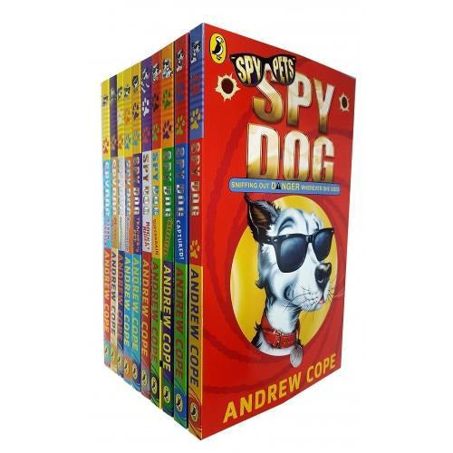 Spy Dog Series Andrew Cope Collection 10 Books Set - Unleashed Mummy Madness Captured Rocket Rider..