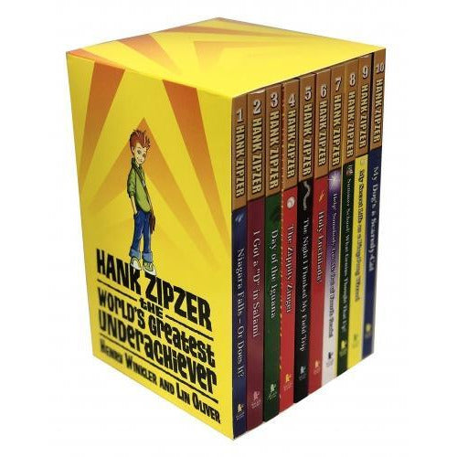 Hank Zipzer The Worlds Greatest Underachiever 10 Book Slipcase Collection